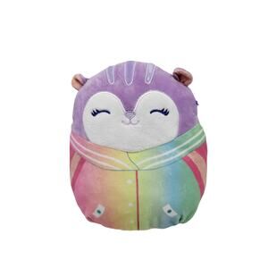 Squishmallows Sydnee Squirrel Rainbow 9" Soft Cuddle Kids Plush Stuffed Toy